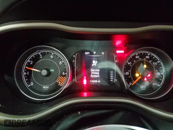2015 Jeep Cherokee Latitude with VIN 1C4PJMCB5FW727463, listed as a Copart auction lot 89093975 with 116,238 mi miles and Clean Title. Bid and sale history available at DreamBid. Image 9.