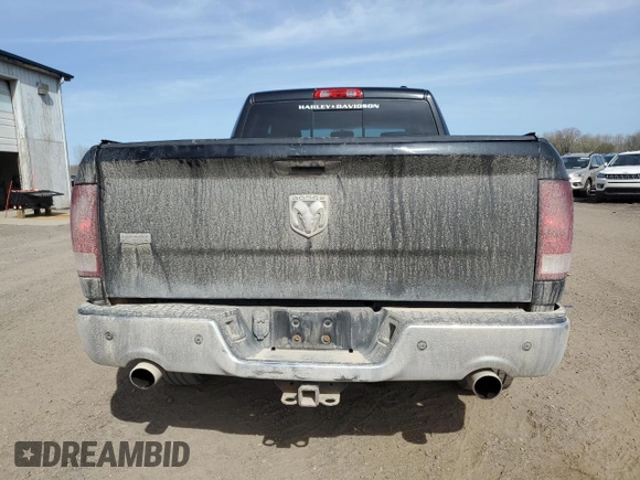 2009 Dodge 1500 Laramie with VIN 1D3HB18T99S731360, listed as a Copart auction lot 54969195 with 164,827 mi miles and Clean Title. Bid and sale history available at DreamBid. Image 6.