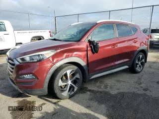 2017 Hyundai Tucson Value z VIN KM8J33A23HU518603, wystawiony jako Copart lot #51975055 z przebiegiem Nie podano mil oraz Szkoda całkowita • Salvage title. Historia ofert i sprzedaży dostępna na DreamBid. Obrazek 1.