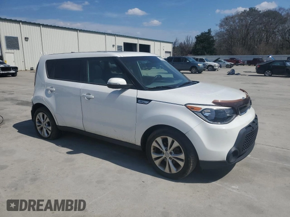 2014 Kia Soul + with VIN KNDJP3A59E7083356, listed as a Copart auction lot 48761685 with 57,386 mi miles and Salvage Title. Bid and sale history available at carsss.com. Image 4.