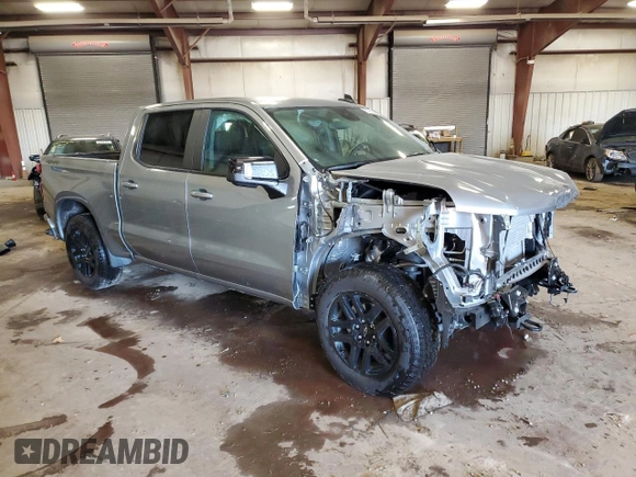 2024 Chevrolet Silverado 1500 RST with VIN 1GCUDEED9RZ249890, listed as a Copart auction lot 76793224 with 8,406 mi miles and Salvage Title. Bid and sale history available at carsss.com. Image 4.