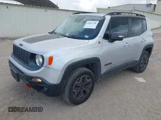 2017 Jeep Renegade Trailhawk with VIN ZACCJBCB6HPE63267, listed as a IAAI auction lot 42027156 with 64,899 mi miles and . Bid and sale history available at DreamBid. Image 2.