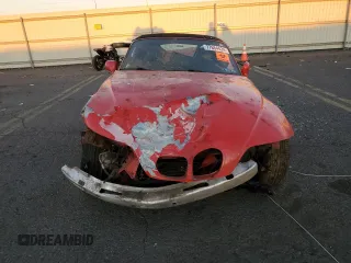 1999 BMW Z3 2.5L with VIN 4USCH9338XLF82340, listed as a Copart auction lot 77654424 with 0 mi miles and Salvage Title. Bid and sale history available at carsss.com. Image 5.