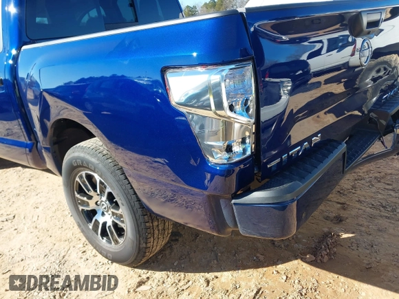 2024 Nissan Titan SV with VIN 1N6AA1EC7RN111913, listed as a IAAI auction lot 41365570 with 8,442 mi miles and . Bid and sale history available at DreamBid. Image 18.