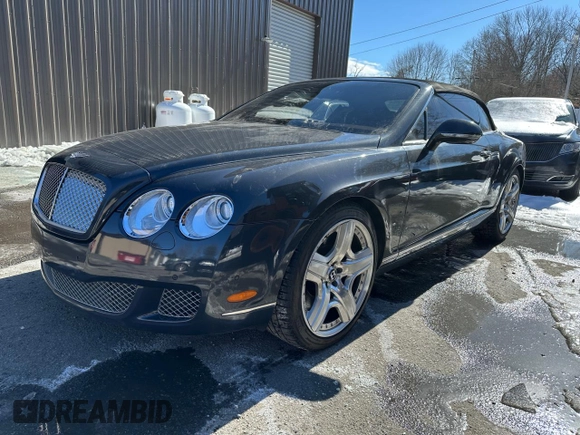 2010 Bentley Continental GT with VIN SCBDR3ZA9AC066604, listed as a Copart auction lot 46725805 with 59,156 mi miles and Salvage Title. Bid and sale history available at DreamBid. Image 2.