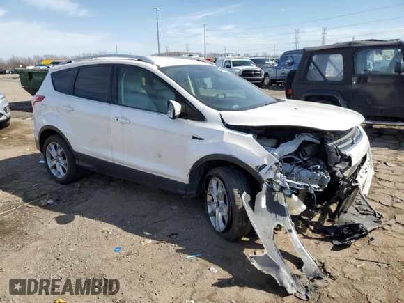 2016 Ford Escape Titanium with VIN 1FMCU0JX3GUB14361, listed as a Copart auction lot 49356585 with 122,409 mi miles and Clean Title. Bid and sale history available at carsss.com. Image 4.