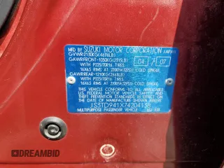 2007 Suzuki Grand Vitara z VIN JS3TD941X74204138, wystawiony jako Copart lot #58688695 z przebiegiem 190 184 mil mil oraz Szkoda całkowita • Salvage title. Historia ofert i sprzedaży dostępna na DreamBid. Obrazek 13.