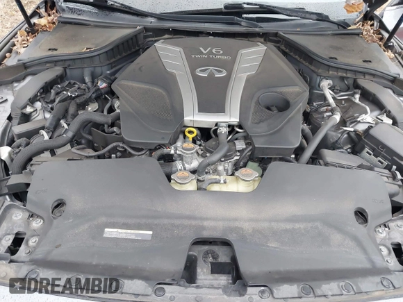 2018 Infiniti Q60 3.0t LUXE with VIN JN1EV7ELXJM392002, listed as a IAAI auction lot 41153596 with 51,369 mi miles. Bid and sale history available at carsss.com. Image 10.