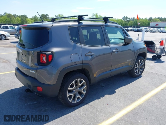 2017 Jeep Renegade Latitude with VIN ZACCJBBB1HPG02268, listed as a IAAI auction lot 41971890 with 69,806 mi miles. Bid and sale history available at carsss.com. Image 4.