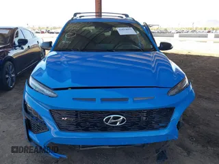 2022 Hyundai Kona N Line with VIN KM8K33A36NU824980, listed as a IAAI auction lot 41814053 with 1 mi miles. Bid and sale history available at carsss.com. Image 12.
