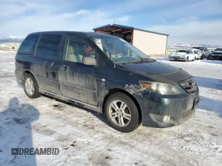 2004 Mazda MPV LX with VIN JM3LW28A640524691, listed as a Copart auction lot 88479835 with 188,413 mi miles and Clean Title. Bid and sale history available at carsss.com. Image 4.
