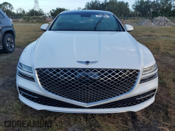 2023 Genesis G80 2.5T with VIN KMTGB4SC1PU150792, listed as a Copart auction lot 74709684 with 0 mi miles and Non Repairable. Bid and sale history available at carsss.com. Image 5.