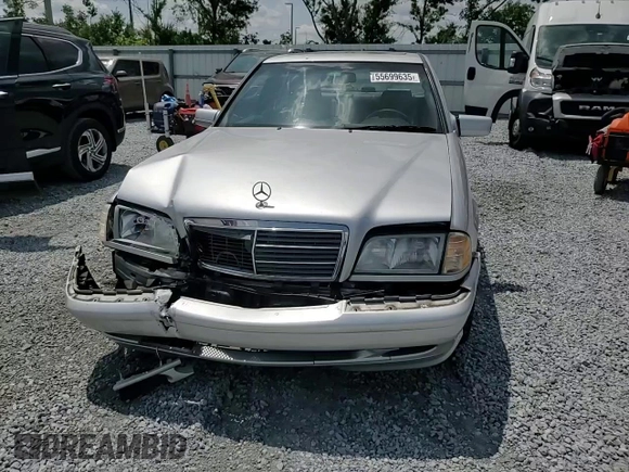 2000 Mercedes-Benz C 230 Kompressor with VIN WDBHA24G1YA833250, listed as a Copart auction lot 55699635 with 75,805 mi miles and Salvage Title. Bid and sale history available at DreamBid. Image 13.