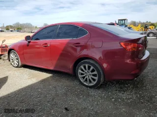 2007 Lexus IS 250 with VIN JTHCK262772012588, listed as a Copart auction lot 50520935 with 168,175 mi miles and Salvage Title. Bid and sale history available at carsss.com. Image 2.