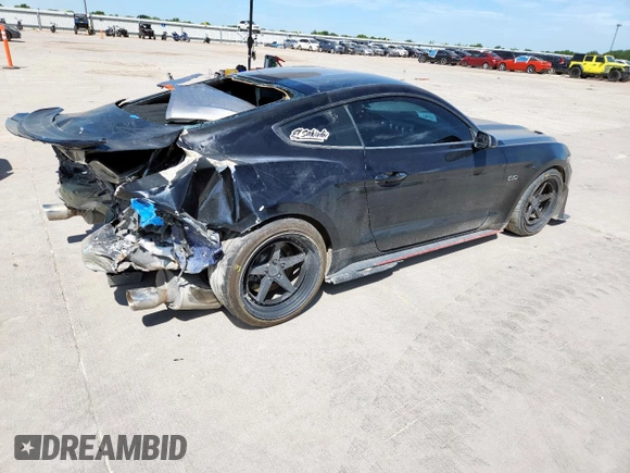 2017 Ford Mustang GT z VIN 1FA6P8CF1H5246595, wystawiony jako Copart lot #63030765 z przebiegiem 117 059 mil mil oraz Szkoda całkowita • Salvage title. Historia ofert i sprzedaży dostępna na DreamBid. Obrazek 3.