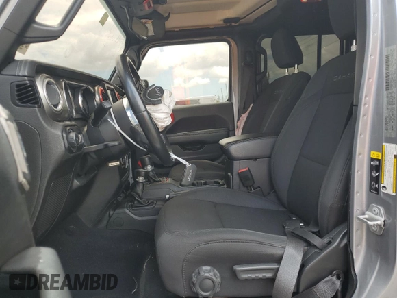 2020 Jeep Wrangler Unlimited Sahara z VIN 1C4HJXEN3LW184557, wystawiony jako Copart lot #54826075 z przebiegiem 50 785 mil mil oraz Szkoda całkowita • Salvage title. Historia ofert i sprzedaży dostępna na DreamBid. Obrazek 7.