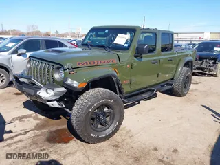 2022 Jeep Gladiator Mojave with VIN 1C6JJTEG5NL110886, listed as a IAAI auction lot 41410576 with 44,307 mi miles. Bid and sale history available at carsss.com. Image 18.