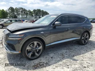 2025 Genesis GV80 Prestige z VIN KMUHEESC8SU240124, wystawiony jako Copart lot #54863375 z przebiegiem 4 308 mil mil oraz Szkoda całkowita • Salvage title. Historia ofert i sprzedaży dostępna na DreamBid. Obrazek 1.