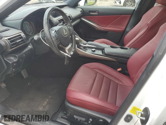 2018 Lexus IS 300 with VIN JTHBA1D27J5076809, listed as a Copart auction lot 65067425 with 7,644 mi miles and Salvage title. Bid and sale history available at DreamBid. Image 7.
