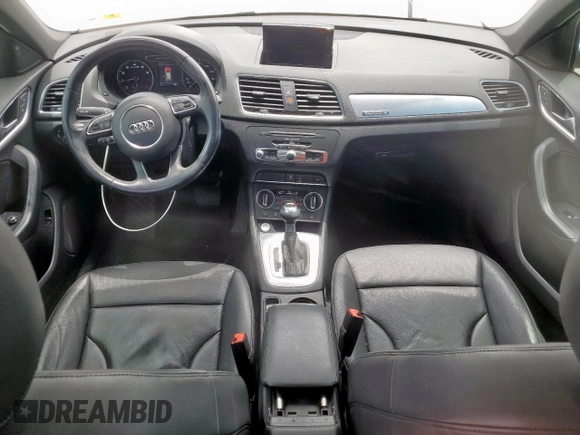 2016 Audi Q3 Premium Plus with VIN WA1EFCFS6GR005296, listed as a Copart auction lot 55215265 with 104,899 mi miles and Salvage title. Bid and sale history available at DreamBid. Image 8.