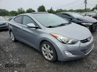2013 Hyundai Elantra GLS z VIN KMHDH4AE0DU694906, wystawiony jako Copart lot #61286785 z przebiegiem 145 020 mil mil oraz Czysty tytuł • Clean title. Historia ofert i sprzedaży dostępna na DreamBid. Obrazek 4.