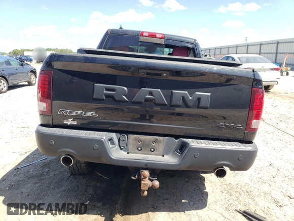 2016 Ram 1500 Rebel z VIN 1C6RR7YT0GS408332, wystawiony jako Copart lot #53434995 z przebiegiem 41 948 mil mil oraz Szkody całkowita. Historia ofert i sprzedaży dostępna na DreamBid. Obrazek 6.
