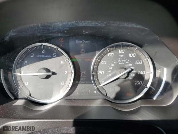 2018 Acura TLX w/Advance Pkg with VIN 19UUB2F7XJA003691, listed as a Copart auction lot 41825895 with 82,066 mi miles and Salvage Title. Bid and sale history available at carsss.com. Image 9.