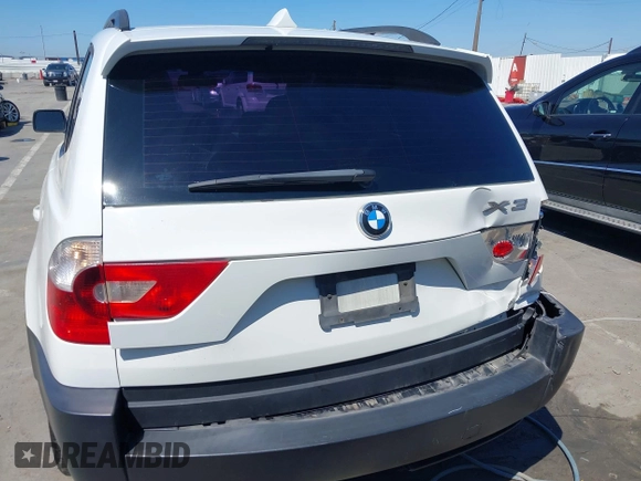 2005 BMW X3 3.0i with VIN WBXPA93465WD14020, listed as a IAAI auction lot 42002808 with 151,372 mi miles. Bid and sale history available at carsss.com. Image 6.