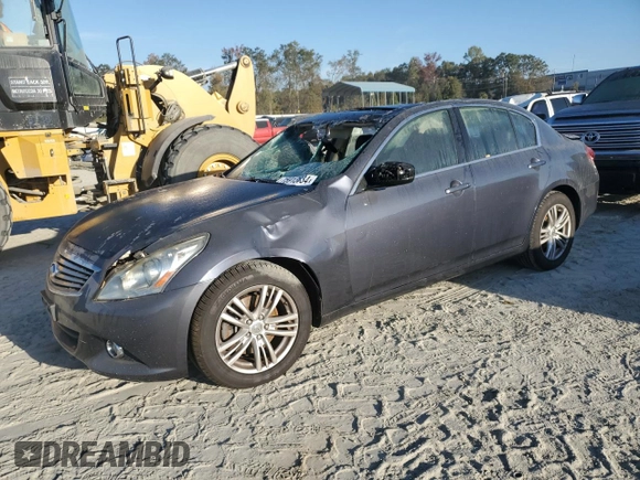 2011 Infiniti G25 x with VIN JN1DV6AR8BM654374, listed as a Copart auction lot 75913834 with Not provided miles and Salvage title. Bid and sale history available at DreamBid. Image 1.