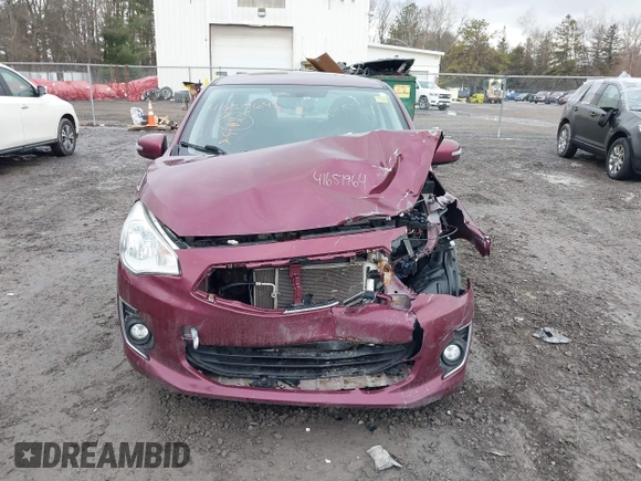 2018 Mitsubishi Mirage G4 SE with VIN ML32F4FJ1JHF06220, listed as a IAAI auction lot 41651964 with 122,837 mi miles. Bid and sale history available at carsss.com. Image 11.