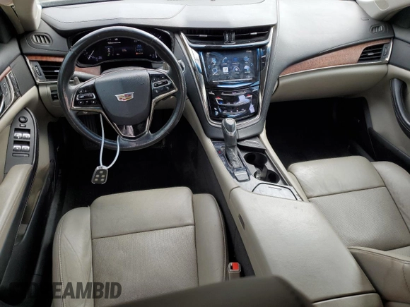 2016 Cadillac CTS RWD with VIN 1G6AP5SX2G0124470, listed as a Copart auction lot 87913695 with 81,272 mi miles and Salvage title. Bid and sale history available at DreamBid. Image 8.