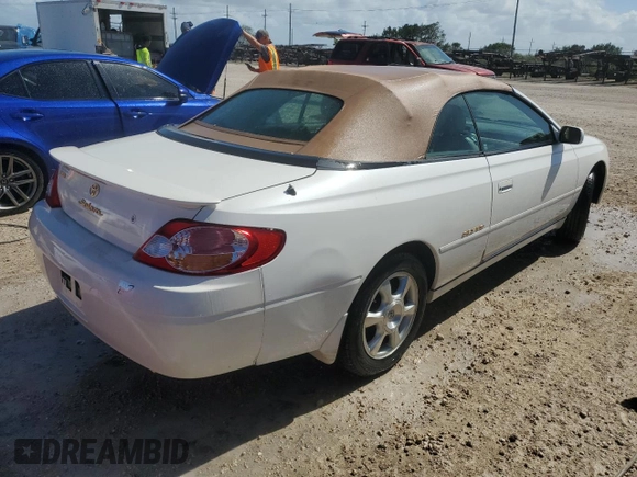 2002 Toyota Solara SE with VIN 2T1FF28P42C598530, listed as a Copart auction lot 76692504 with 84,281 mi miles and Non Repairable. Bid and sale history available at DreamBid. Image 3.