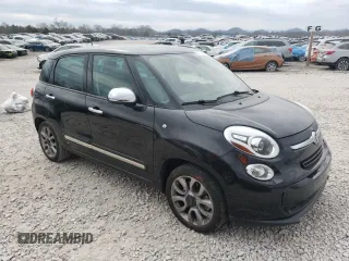 2017 FIAT 500L Lounge with VIN ZFBCFACH1HZ040164, listed as a Copart auction lot 47177495 with 35,209 mi miles and Salvage Title. Bid and sale history available at DreamBid. Image 4.