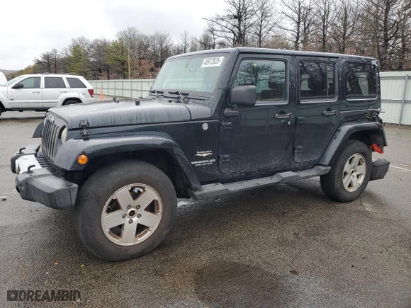 2012 Jeep Wrangler Unlimited Sahara with VIN 1C4HJWEG0CL163310, listed as a Copart auction lot 48972825 with 125,934 mi miles and Salvage Title. Bid and sale history available at carsss.com. Image 1.