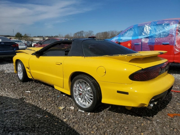 2002 Pontiac Firebird Formula with VIN 2G2FV22G522121744, listed as a Copart auction lot 46989175 with 0 mi miles and Salvage Title. Bid and sale history available at carsss.com. Image 2.