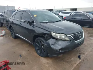 2011 Lexus RX 350 with VIN 2T2BK1BA5BC109816, listed as a IAAI auction lot 41895587 with 123,754 mi miles and . Bid and sale history available at DreamBid. Image 1.