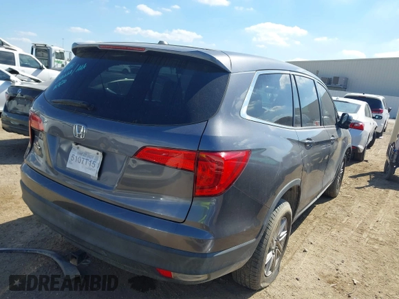 2016 Honda Pilot EX with VIN 5FNYF5H35GB051034, listed as a IAAI auction lot 40572529 with 116,859 mi miles. Bid and sale history available at carsss.com. Image 4.