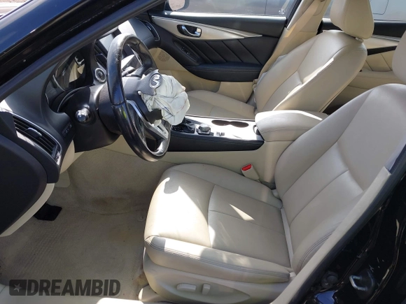 2019 Infiniti Q50 Luxe with VIN JN1EV7AP8KM543395, listed as a IAAI auction lot 42418112 with 43,382 mi miles and . Bid and sale history available at DreamBid. Image 5.