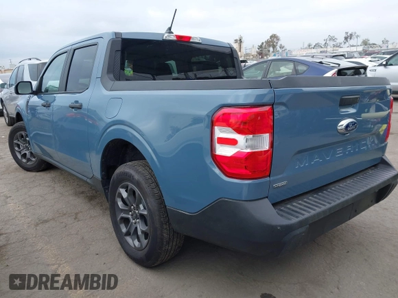2024 Ford Maverick XLT z VIN 3FTTW8H38RRB23485, wystawiony jako IAAI lot #42185211 z przebiegiem 9 383 mil mil oraz . Historia ofert i sprzedaży dostępna na DreamBid. Obrazek 3.