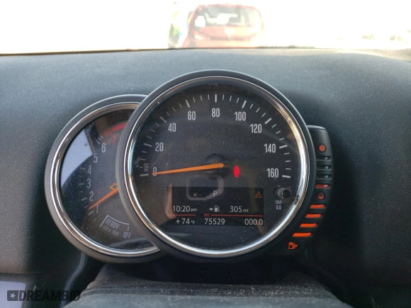 2017 MINI Countryman Cooper with VIN WMZYV5C30H3C02132, listed as a Copart auction lot 72447384 with 75,529 mi miles and Salvage Title. Bid and sale history available at carsss.com. Image 9.