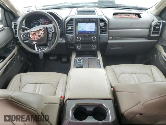 2021 Ford Expedition Max Limited with VIN 1FMJK1KT9MEA76543, listed as a Copart auction lot 53012404 with 35,489 mi miles and Salvage title. Bid and sale history available at DreamBid. Image 8.