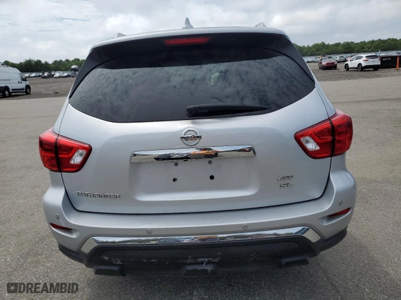 2019 Nissan Pathfinder SV with VIN 5N1DR2MM9KC612257, listed as a Copart auction lot 64484694 with 64,911 mi miles and Salvage Title. Bid and sale history available at carsss.com. Image 6.