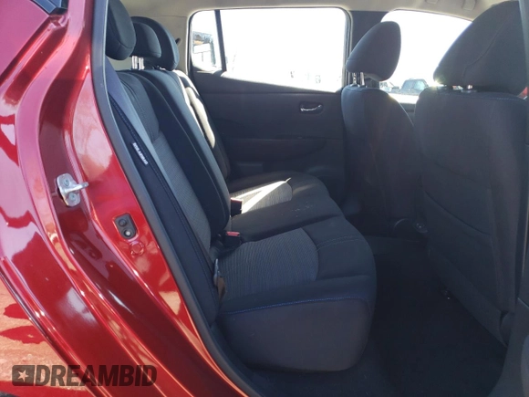 2021 Nissan LEAF SV with VIN 1N4AZ1CV6MC556928, listed as a Copart auction lot 50167985 with 39,076 mi miles and Salvage title. Bid and sale history available at DreamBid. Image 10.
