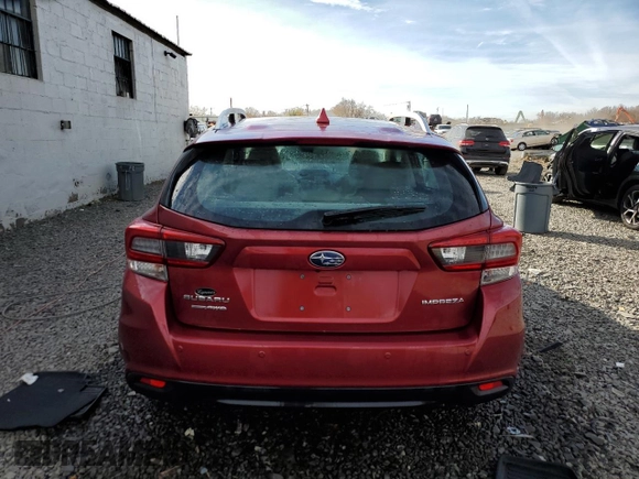 2020 Subaru Impreza Limited z VIN 4S3GTAT63L3730466, wystawiony jako Copart lot #81260704 z przebiegiem 18 257 mil mil oraz Szkoda całkowita • Salvage title. Historia ofert i sprzedaży dostępna na DreamBid. Obrazek 6.