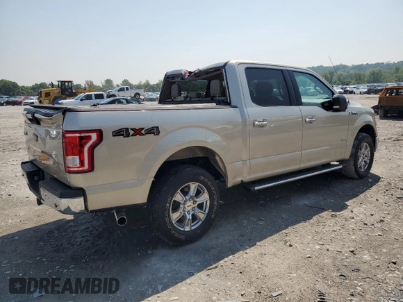 2017 Ford F-150 XL with VIN 1FTEW1EG7HFC07137, listed as a Copart auction lot 60185645 with 45,562 mi miles and Salvage title. Bid and sale history available at DreamBid. Image 3.