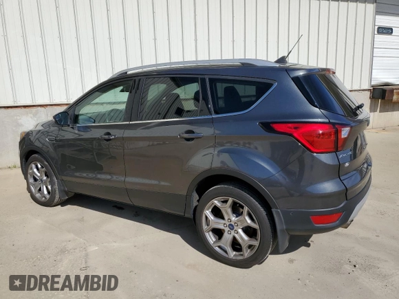 2019 Ford Escape Titanium with VIN 1FMCU9J91KUA15536, listed as a Copart auction lot 49584235 with 158,014 mi miles and Clean Title. Bid and sale history available at carsss.com. Image 2.