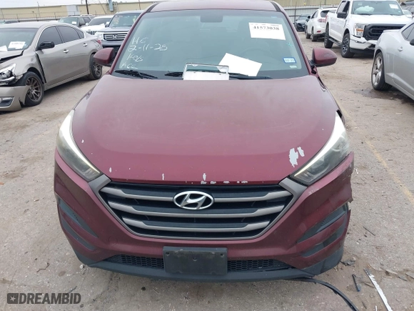 2016 Hyundai Tucson SE with VIN KM8J23A4XGU041915, listed as a IAAI auction lot 41573038 with 101,937 mi miles. Bid and sale history available at carsss.com. Image 12.