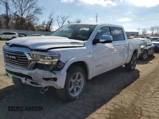 2023 Ram 1500 Longhorn with VIN 1C6SRFKT6PN614239, listed as a Copart auction lot 41020474 with 10,012 mi miles and Salvage title. Bid and sale history available at DreamBid. Image 1.