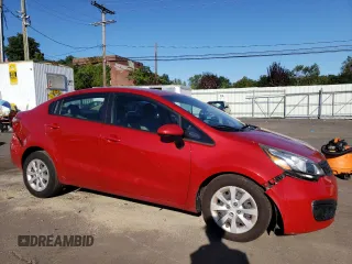 2014 Kia Rio LX with VIN KNADM4A37E6370952, listed as a Copart auction lot 70787814 with 107,958 mi miles and Salvage Title. Bid and sale history available at DreamBid. Image 4.