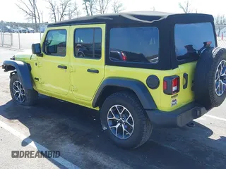 2024 Jeep Wrangler Willys with VIN 1C4PJXDN8RW111092, listed as a IAAI auction lot 41812607 with 34,873 mi miles. Bid and sale history available at carsss.com. Image 3.